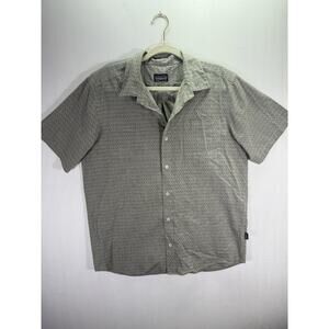 Patagonia Shirt Men Large Gray M Fezzman Button Up Organic Cotton Outdoors Hike
